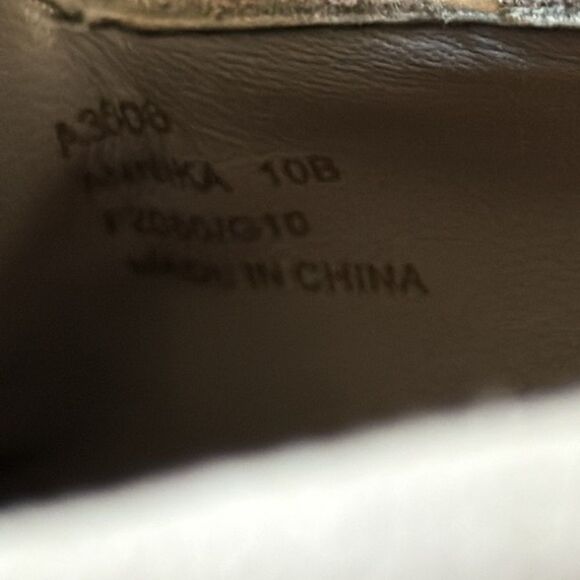 Coach Annika Cone Heel Booties‎ Size 10B Gray Leather Suede Pointed Toe Heels - Picture 10 of 12